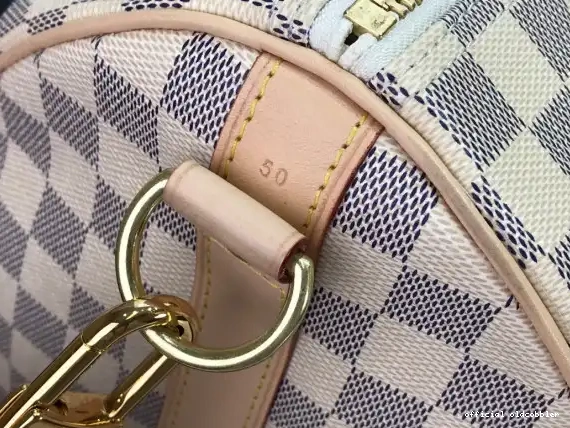 Official oldcobbler BANDOULIÈRE VUITTON KEEPALL 50 LOUIS 0515